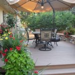 Composite Decking & Seating Wall