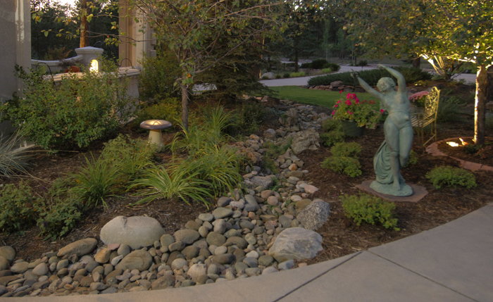 Dry Creek Bed Landscaping Designs