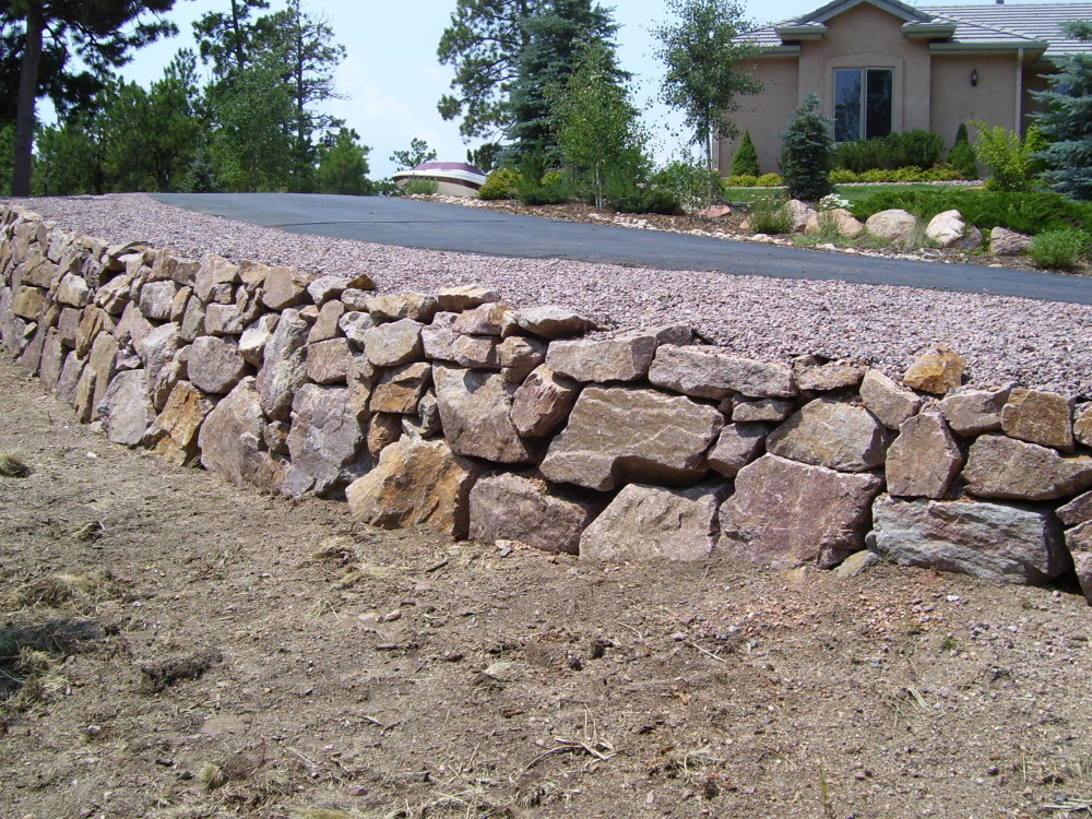 Granite Retaining Walls