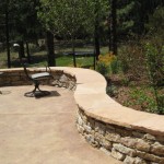 Patio Seating Wall Surround