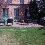 patio renovation - before landscaping