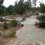 Patio seating walls