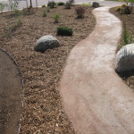 Soil cement path