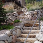 Steps with Handrail