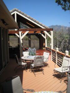 Mountain View Deck with Enclosure