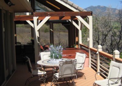 Mountain View Deck with Enclosure