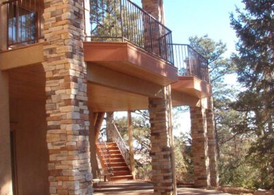 Deck Railing on a Colorado home