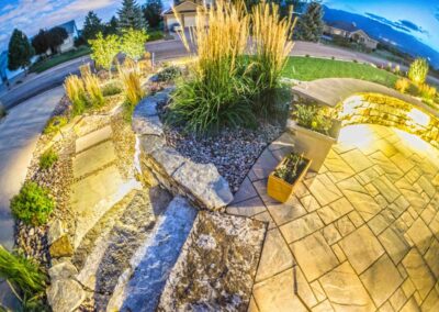Night Lighting to Front Yard and Entrance